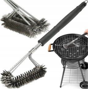 Drótos Hosszú Kefe Kaparó A Grillrács Tisztításához 3az1ben