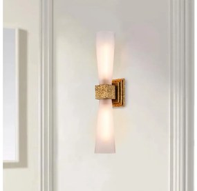 Elstead KRISTY-2WB-DG-OPAL-LED Fürdőszobai lámpatest KRISTY 2xG9/4W/230V IP44 rézszínű