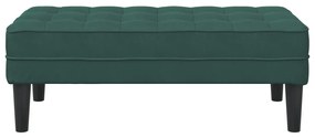 Pad zöld 113x57x39 cm bársonyból