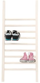 S White krémfehér cipőtároló létra, magasság 90 cm - Little Nice Things