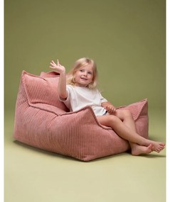 Rózsaszín kordbársony gyerek babzsákfotel Chair – Wigiwama