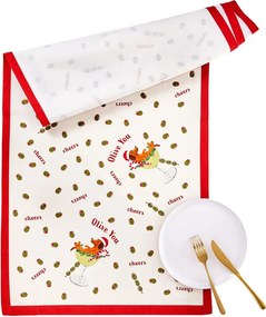 DIRTY MARTINI pamut asztalifutó 50x160cm