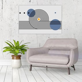 Kép - Minimalista absztrakció N⁰1 (90x60 cm)