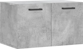 vidaXL betonszürke szerelt fa faliszekrény 60 x 36,5 x 35 cm