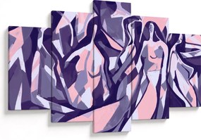 Kép - absztrakt nők (150x105 cm)