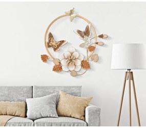 Fém fali dekoráció 58x63,5 cm Rouns – Mauro Ferretti