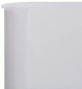homokfehér szövet 3-paneles szélfogó 400 x 160 cm