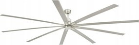 Faro Manhattan XL Led mennyezeti ventilátor, nikkel, DC motor, XXL, távirányítóval