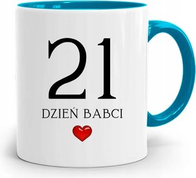 Kék Nagymama Napi Bögre Legjobb Ajándék fényképes nyomtatással