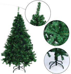 Nordmann műfenyő fém talppal, 4 méretben-180 cm