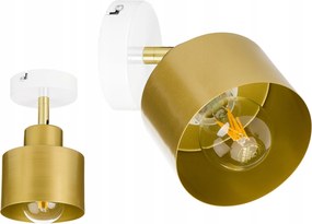 Lámpa fali lámpa állítható loft fém arany