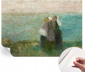 Matt öntapadós fotótapéta Falra Tengerparti tükröződés 312x219 cm