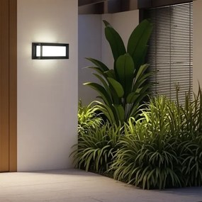 Brilagi - LED kültéri fali lámpatest PARKER LED/12W/230V 3000/4500/6000K fekete IP44