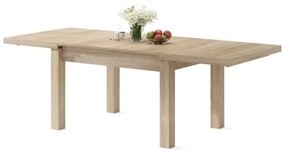 Bővíthető RALF Sonoma tölgy étkezőasztal 12 főre