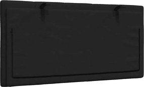 fekete szövet fejtámla párna Hanko 100 cm