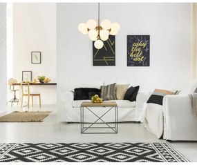 Globo 56143-13G - Csillár zsinóron GRAPPY 13xG9/5W/230V átm. 56 cm arany