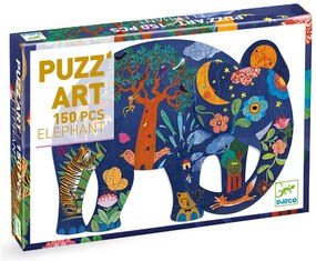 Művészeti puzzle - Elefánt, 150 db-os - Elephant