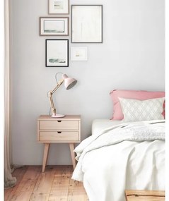 Asztali lámpa 1xE27/40W/230V rózsaszín