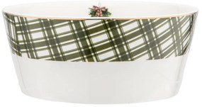 Altom Christmas Tree porcelán tál 15 cm, 600 ml