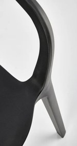 K-491 karfás kerti szék fekete