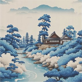 Fotótapéta Flizelin Dekoratív tapéta Nyugodt természet 250x250 Ragasztó