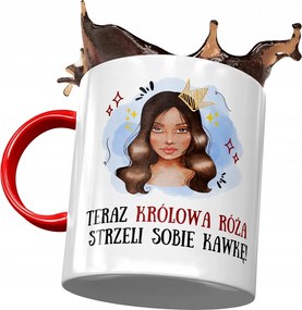 Piros Bögre Rózsa Feleség Barátnő Ajándék Nyomtatott Fotóval