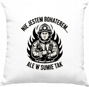 Tűzoltó párna tűzoltó vicc 4 fehér