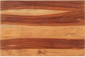vidaXL tömör akácfa asztallap 25-27 mm 60 x 90 cm
