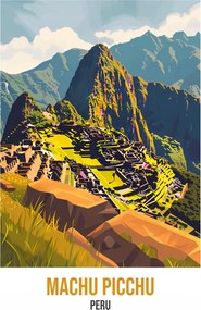 Poszter 60x80cm Machu Picchu