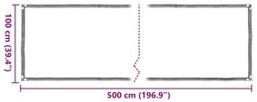 növénytakaró fülekkel 1x5 m polietilén