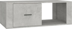 vidaXL betonszürke szerelt fa dohányzóasztal 100x50,5x35 cm