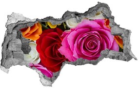 3d-s lyukat fali matrica Színes rózsák nd-b-81514733