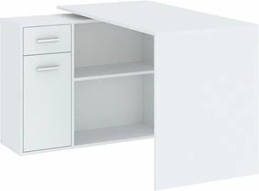 NASH 1 ajtós, 1 fiókos íróasztal | Fehér