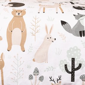 4Home Nordic Friends pamut ágyneműhuzat, 160 x 200 cm, 70 x 80 cm, 160 x 200 cm, 70 x 80 cm