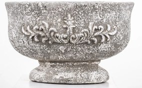 Cyrus design Kaspó cement szürke 15.5x25x15.5cm