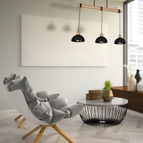 Csillár zsinóron ERIK 3xE27/60W/230V bézs/fekete