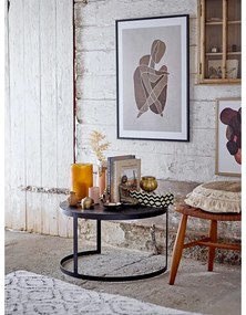 Fehér-szürke pamut szőnyeg 90x150 cm Katie – Bloomingville