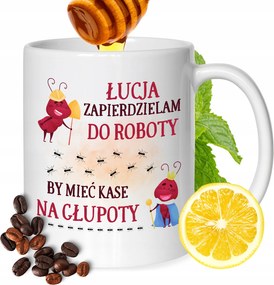 Bögre Lúcia Barátnők Feleségek Ajándék Nyomtatott Fehér 330ml