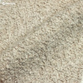 Bézs buklé kinyitható kanapé 215 cm Patti – Bonami Selection