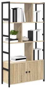Könyvespolc sonoma tölgy 80 x 30 x 155.5 cm Faanyag