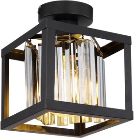 Globo Lighting Mathilde mennyezeti lámpa 1x40 W fekete 15697D