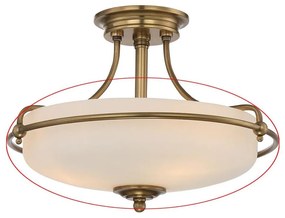 Quoizel - Pótüveg GRIFFIN mennyezeti lámpához