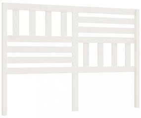 fehér tömör fenyőfa ágy fejtámla 166 x 4 x 100 cm