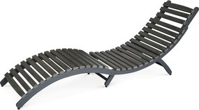 Kerti napozóágy 54x192x68 cm, alumínium, szürke, AZL-L1301 GREY