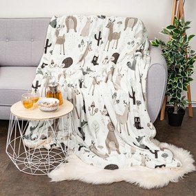 4Home Nordic Friends gyapjú hatású pléd, 150 x 200 cm