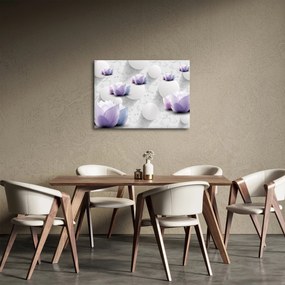 Kép virággal (70x50 cm)