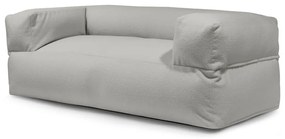 Világosszürke buklé babzsákfotel Sofa MooG – SLOWDOWN