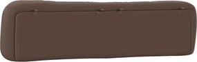 barna műbőr fejtámla párna Hvar 200 cm