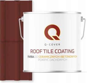 Kerámia Tetőfesték Beton Cseresznye Ral 3009 5L Fényes