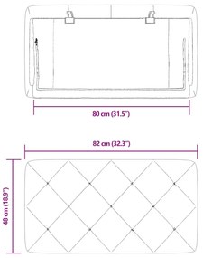rózsaszín bársony fejtámla párna 80 cm